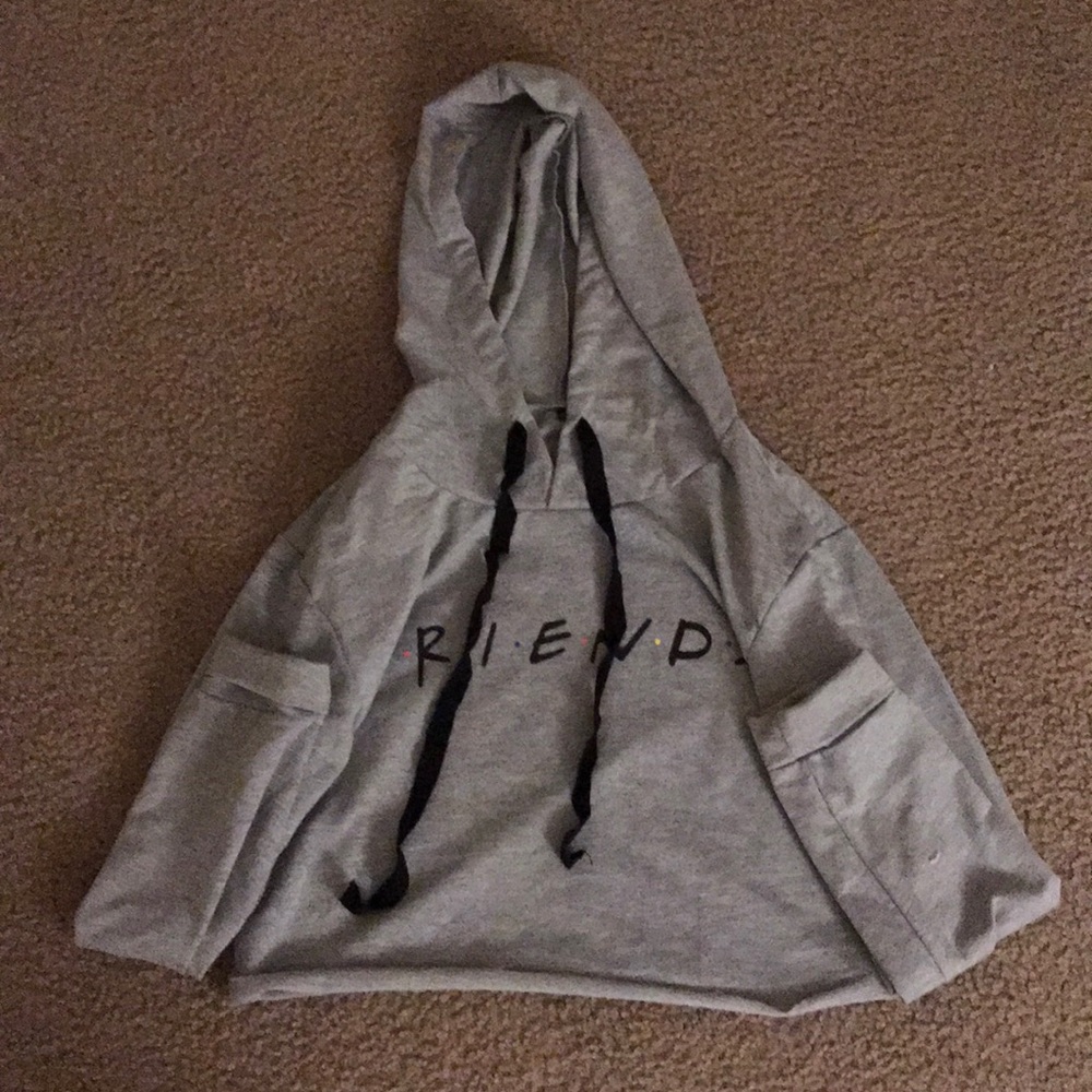 Friends cropped hoodie
